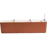 Plastia Samozavlažovací truhlík Berberis 80 cm terakota/slonová kost