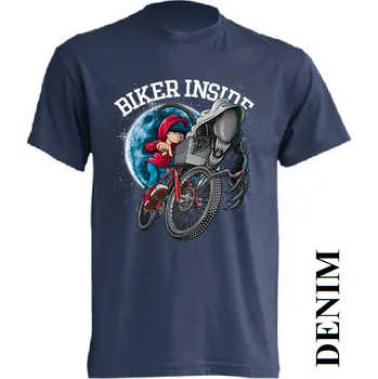 Pánské tričko levne-bavlnene-tricko-digitalni-potisk-vetrelec-ET Barva: Denim - riflovina, velikost: M