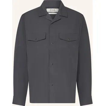 Pánská košile Cos Pánská Převlečná Košile, tmavě šedá, 52