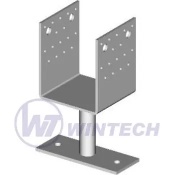 Tesařské kování Patka kotevní 14-05/120x100, 1 ks TFBAA12100B3