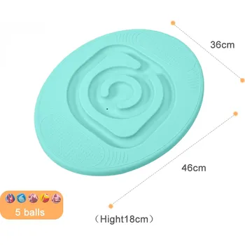 Balanční deska Merc sport Balanční deska ovál – bludiště s kuličkou-mint