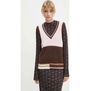 Dámská vesta Vesta s příměsí vlny Stine Goya K010.2283 růžová 30C, vel. M