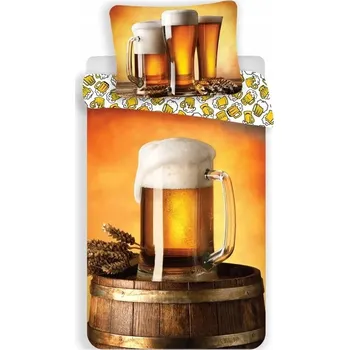 Povlečení Povlečení 140x200 Pivní Pivní Sklenice pro mládež 3853