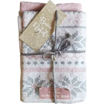 Utěrka TRICOASTALEU VÁNOČNÍ SADA UTĚREK Z MIKROVLÁKNA 3 KUSY 30X30