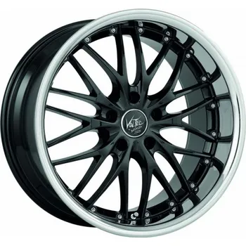 Alu kolo BARRACUDA Alu Kola Barracuda Voltec T6 7x17 4x100 ET38 Higloss Black Inox Lip 73.1