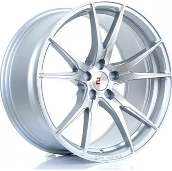 Alu kolo 2FORGE Alu Kola 2Forge Zf2 12x20 5x112 ET27-58 Silver Polished Face 76