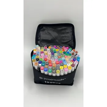 LIHOVÉ FIXY 120 KUSŮ Fixy Popisovače Oboustranné + taška +