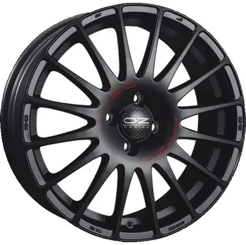 Alu kolo OZ Alu Kola Oz Superturismo 6.5x15 4x100 ET37 Matt Black Red Lettering 68