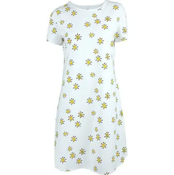 Dámská noční košile Pleas Dámská krátká noční košile bílá S (183731-100-038)