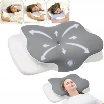 Polštář Ortopedický Polštář z paměťové pěny, ergonomický, 60*39*12 cm