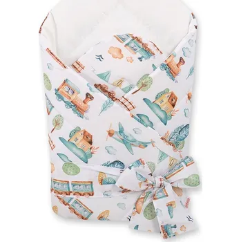 Zavinovačka Měkká zavinovačka s vázáním - tyrkysový vláček