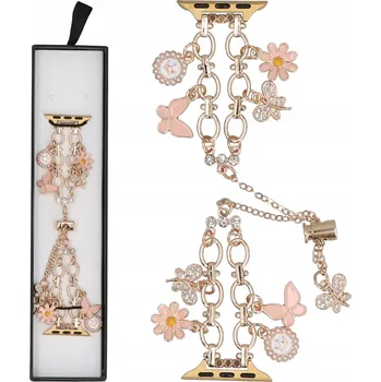 Náramek Náramek GlacierX pro Apple 17mm zlatý