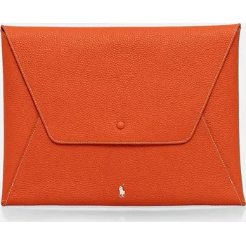 Kosmetická taška Kožená kosmetická taška Polo Ralph Lauren 25 x 35 cm 427971194 oranžová 23X, vel. ONE SIZE