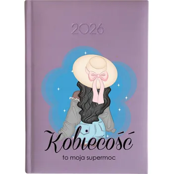 Kalendář Knižní kalendář 2026 A5 FunnyCase fialový