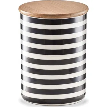 Dóza na potraviny Nádoba na sypké potraviny Zeller 19824 černo-bílá