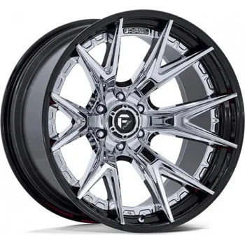 Alu kolo FUEL Alu kola Fuel 1PC FC402 CATALYST 12x22 6x135 ET-44 Chrome W/ Gloss Black Lip 87.1