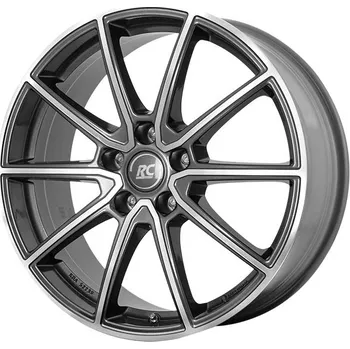 Disk BROCK Alu Kola Brock RC design RC32 7x17 5x112 ET46 Himalaya Grey Voll-Poliert (HGVP) 57.1