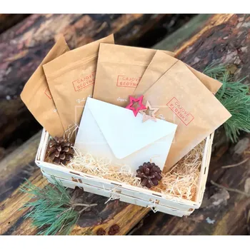 Dárkový potravinový koš Aktuální Čajová Bedýnka