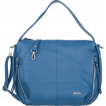 Vezze kabelka z pravé lícové kůže modrá