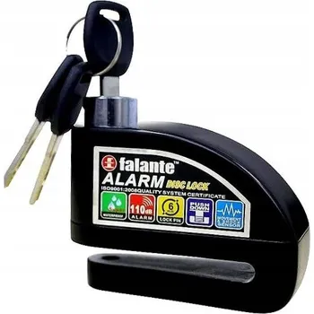 Motozámek ZÁMEK brzdového kotouče MOTOCYKL DISC LOCK ČERNÝ MOTOR SKÚTR KOLO