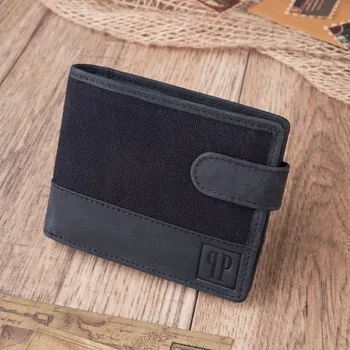 Peněženka Peněženka Paolo Peruzzi , přírodní kůže, černá - muž