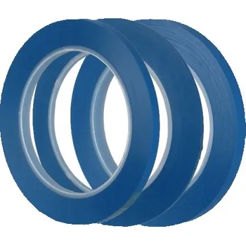 Lepicí páska Maskovací tenká PVC fóliová páska | MODRÁ | 6 mm x 33 m | APP