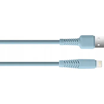 Datový kabel Setty USB kabel - Lightning 1,5 m 2,1A KSA-L-1.523 modrý