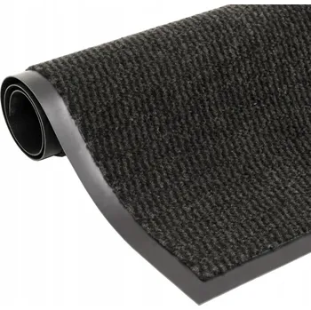 Rohožka Protiskluzová rohožka z polypropylenu, černá, 80 x 120 cm, 5,5 mm