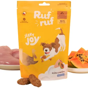 Pamlsek pro psa Rufruf Jerky Joy Krůta s papájou 80 g