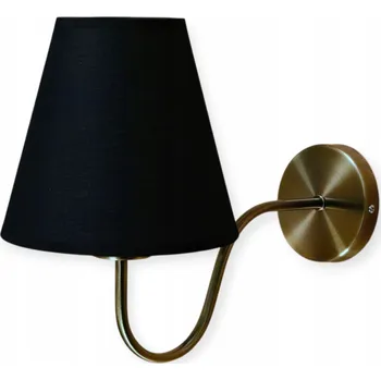 Nástěnné svítidlo Nástěnná lampa ASTORIA, klasický a elegantní styl, stínítko, patice E27, bronzová