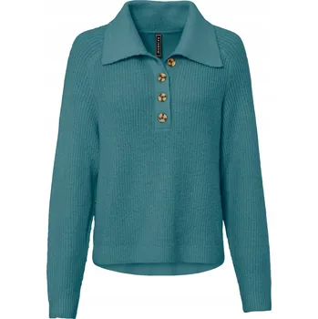 Dámský svetr Bonprix dámský svetr modrý klasický k bokům velikost 36