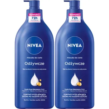 Tělové mléko NIVEA Výživné a Intenzivně Hydratační tělové mléko 625ml x2