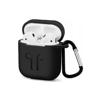 Příslušenství pro sluchátka Silikonové pouzdro na sluchátka určené pro Apple AirPody s karabinou