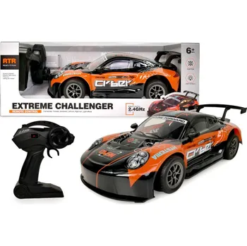 RC model auta Mamido Drift Autoí RC XXL 1:8 s LED světly oranžové
