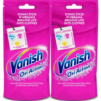 Přípravek na praní Sada Vanish Oxi Action Odstraňovač skvrn na barvu a bílou 2 x 100 ml