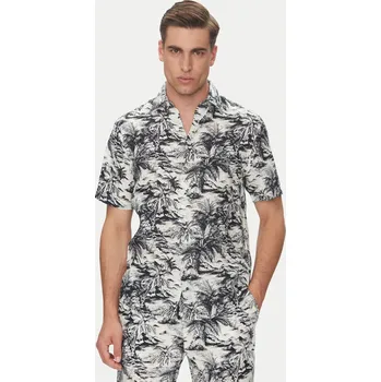 Tommy Hilfiger pánská lněná košile s krátkým rukávem 99915874-8721106371871