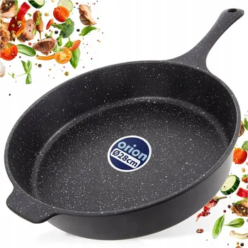 Pánev Žulová pánev na smažení a dušení ORION GRANDE 28 cm na indukci a plyn