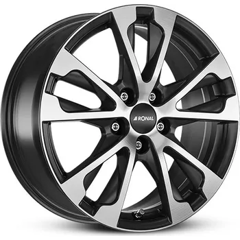 Disk RONAL Alu kola Ronal R61 7.5x17 5x112 ET29 Jetblack-Matt-Frontkopiert 66.6