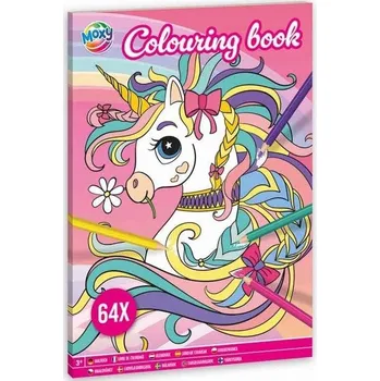 Obraz Omalovánka A4 JEDNOROŽEC 64 stran Moxy