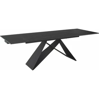 Jídelní stůl Jídelní rozkládací stůl Westin 160/240 cm keramika černý/černý mramor