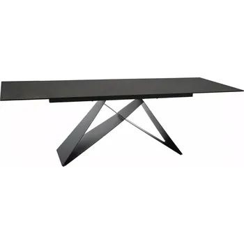Jídelní stůl Jídelní rozkládací stůl Westin 160/240 cm keramika černý/hnědý II