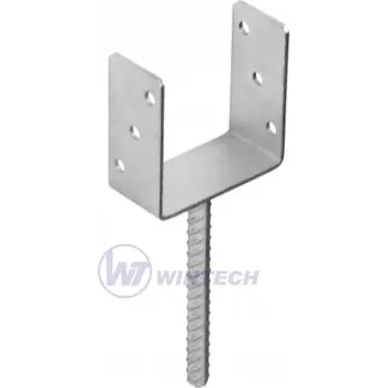 Tesařské kování Patka sloupku 120, PS 120U,121x120x4, 1 ks TKRAA12105Z