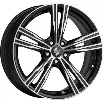 Disk ETABETA Alu Kola ETabeta Amos 8,5X20 5X108 ET48 Shiny Black Full Polish 63,4