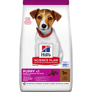 Krmivo pro psa Hill's Science Plan pro štěňata malých a trpasličích plemen s jehněčím a rýží 6kg