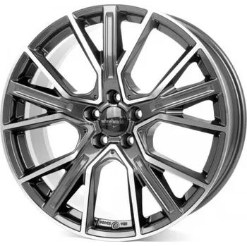Alu kolo WHEELWORLD Alu Kola Wheelworld Wh34 8x19 5x112 ET30 Dark Gunmetal Full Machined 66.6