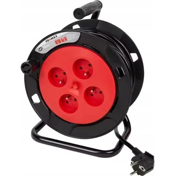 Napájecí kabel PRODLUŽOVACÍ KABEL BUBNÍK PROMAX 12M 4 ZÁSUVKY