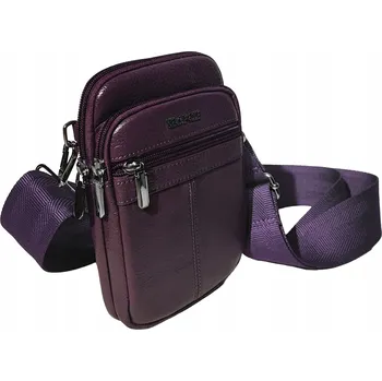 Kabelka Marco Contti ledvinka přes rameno unisex fialová