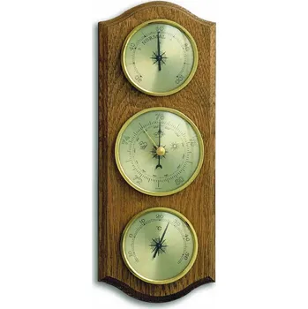 Meteostanice Dřevěná METEOROLOGICKÁ STANICE s barometrem TFA GERMANY