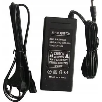 Napájecí adaptér Solight 230V - 12V, 5000mA, 60W, WM72
