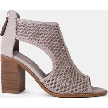 Dámské sandále Baťa dámské kožené sandály šedo-hnědé, vel. 41